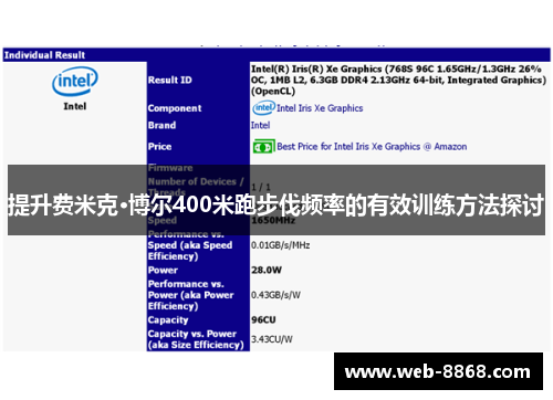 提升费米克·博尔400米跑步伐频率的有效训练方法探讨