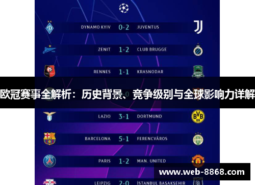 欧冠赛事全解析：历史背景、竞争级别与全球影响力详解